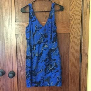 Silence and Noise Paint Splatter Cocktail Dress